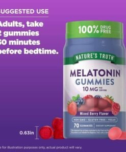 MELATONIN GUMMIES 10 MG SERVING
