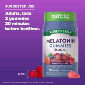 MELATONIN GUMMIES 10 MG SERVING