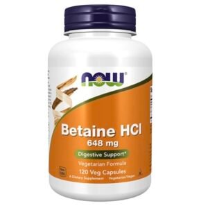 Betaine HCl 648 mg 120Veg Capsules