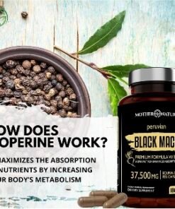 Black Maca Root 37,500mg 180Caps