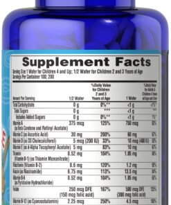 Puritan’s Pride Pre-Vites Children’s Multivitamin-100 Chewables