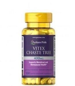 Puritan's Pride Vitex Chaste Tree 400mg Capsules X 100