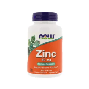زنك ناو Now Zinc تركيز 50 مجم / 250 قرص